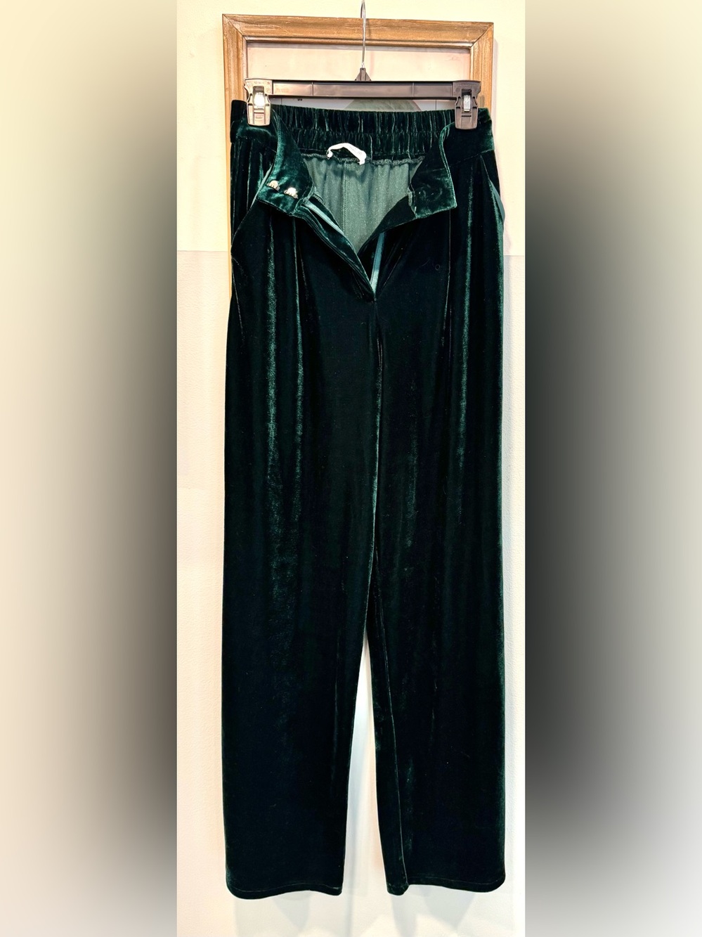 12th Tribe green velvet trousers - Picture 4 of 4